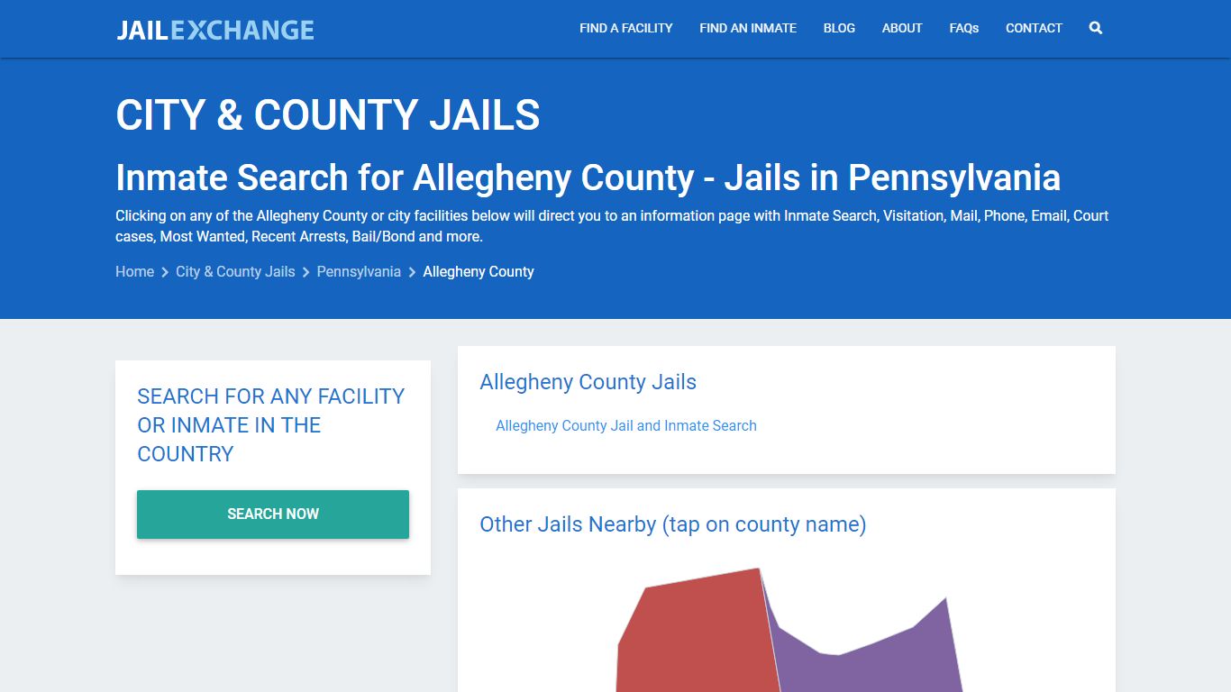 Inmate Search for Allegheny County | Jails in Pennsylvania - Jail Exchange